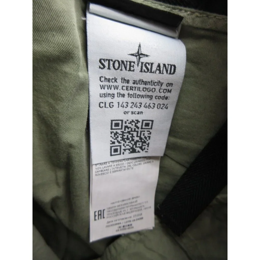 Stone Island Pants 30 Cargo Slim Straight Khakis Canvas Compass 30X31 - Picture 9 of 12